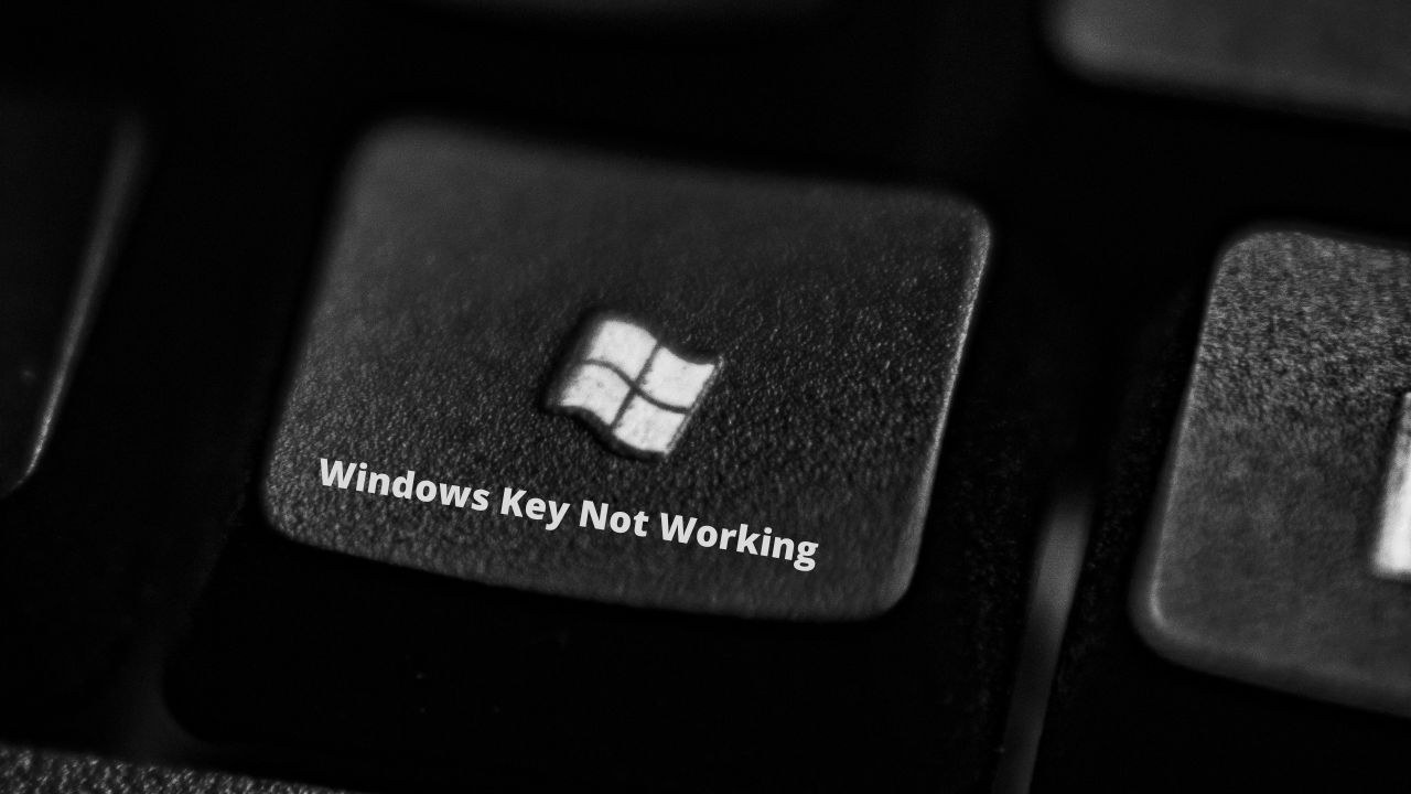 Windows Key Not Working - Here's the solution