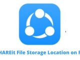 SHAREit File Storage Location on PC