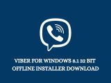 Viber for Windows 8.1 32 bit Offline Installer Download