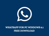 WhatsApp for PC Windows 8.1 Free Download